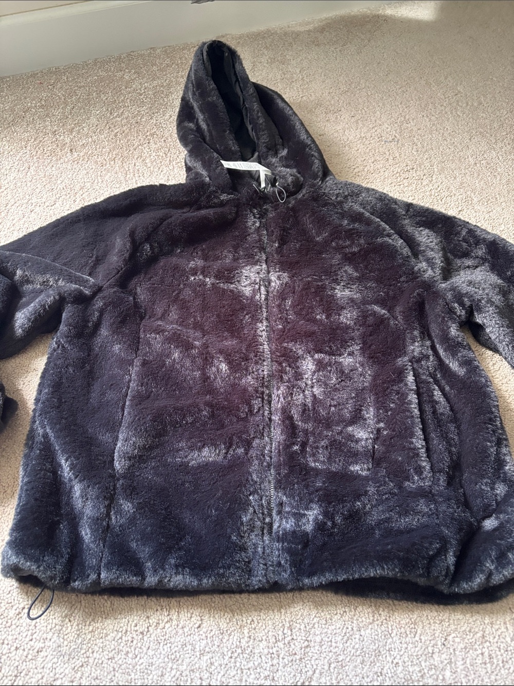 Plush Hooded Faux Fur Jacket - lululemon xs